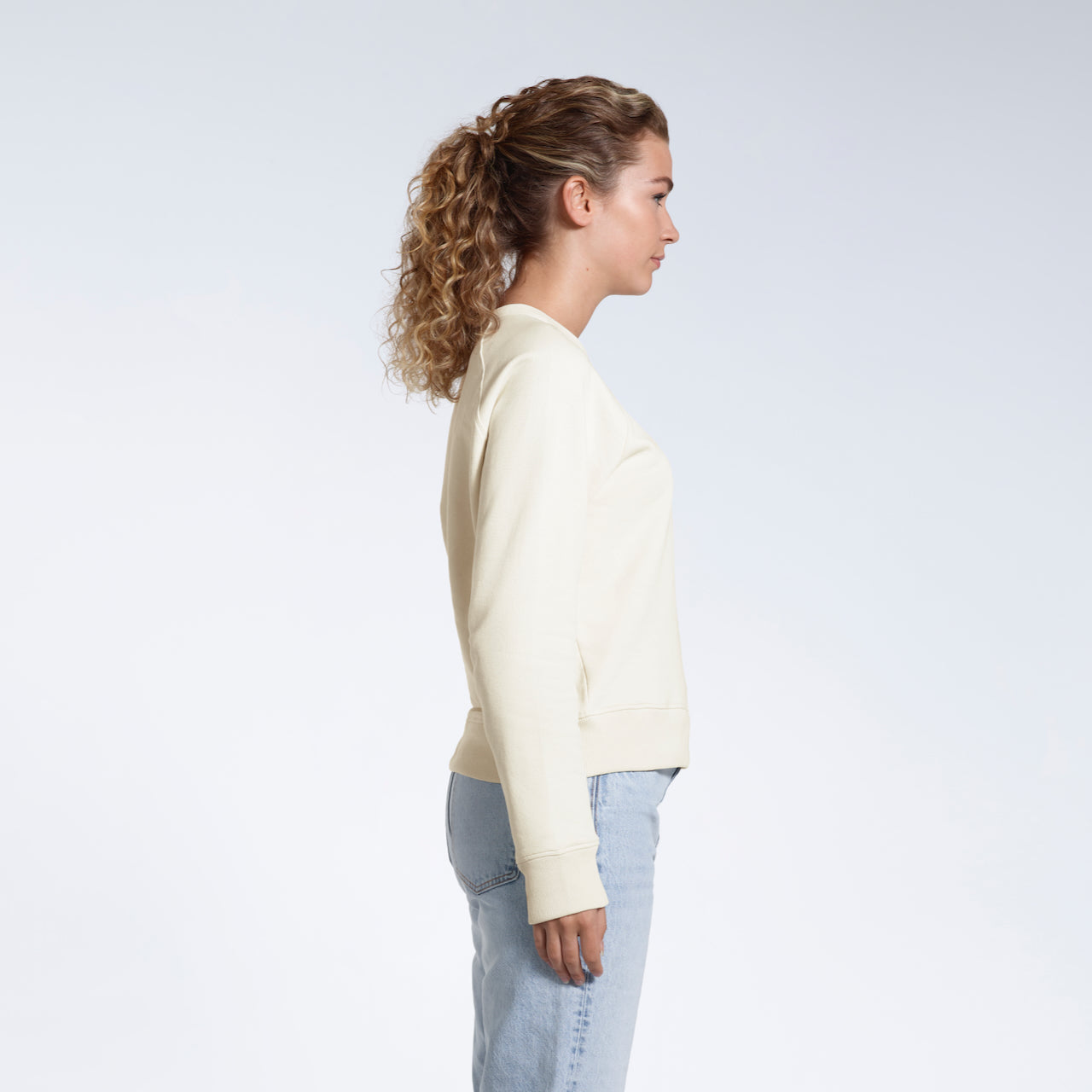 French Terry Women's Organic Sweatshirt PLAINANDSIMPLE