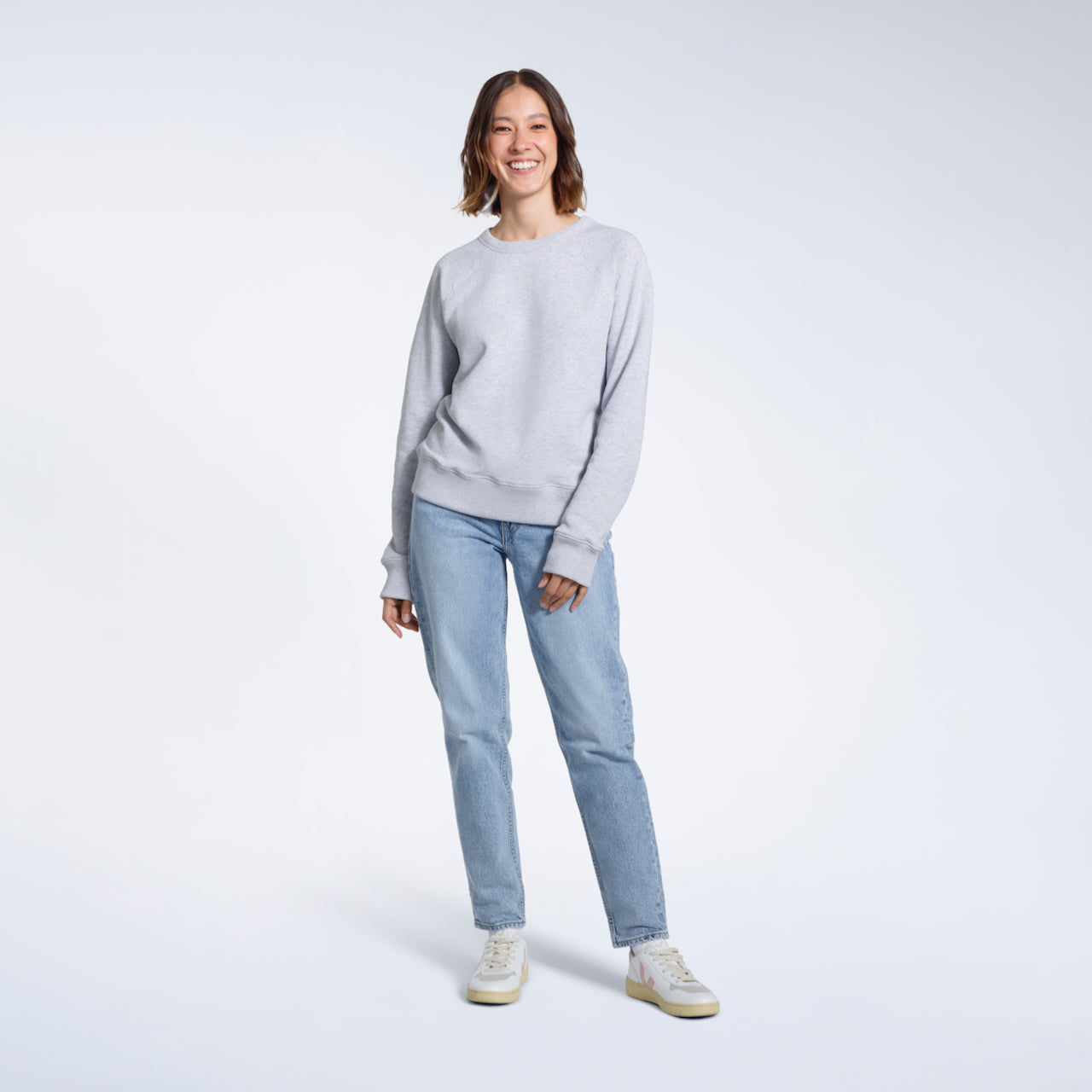 French Terry Women's Organic Sweatshirt PLAINANDSIMPLE