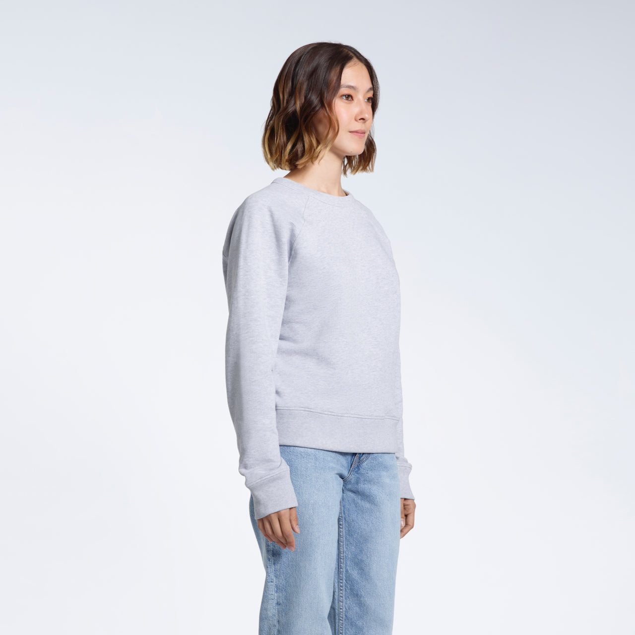French Terry Women's Organic Sweatshirt PLAINANDSIMPLE