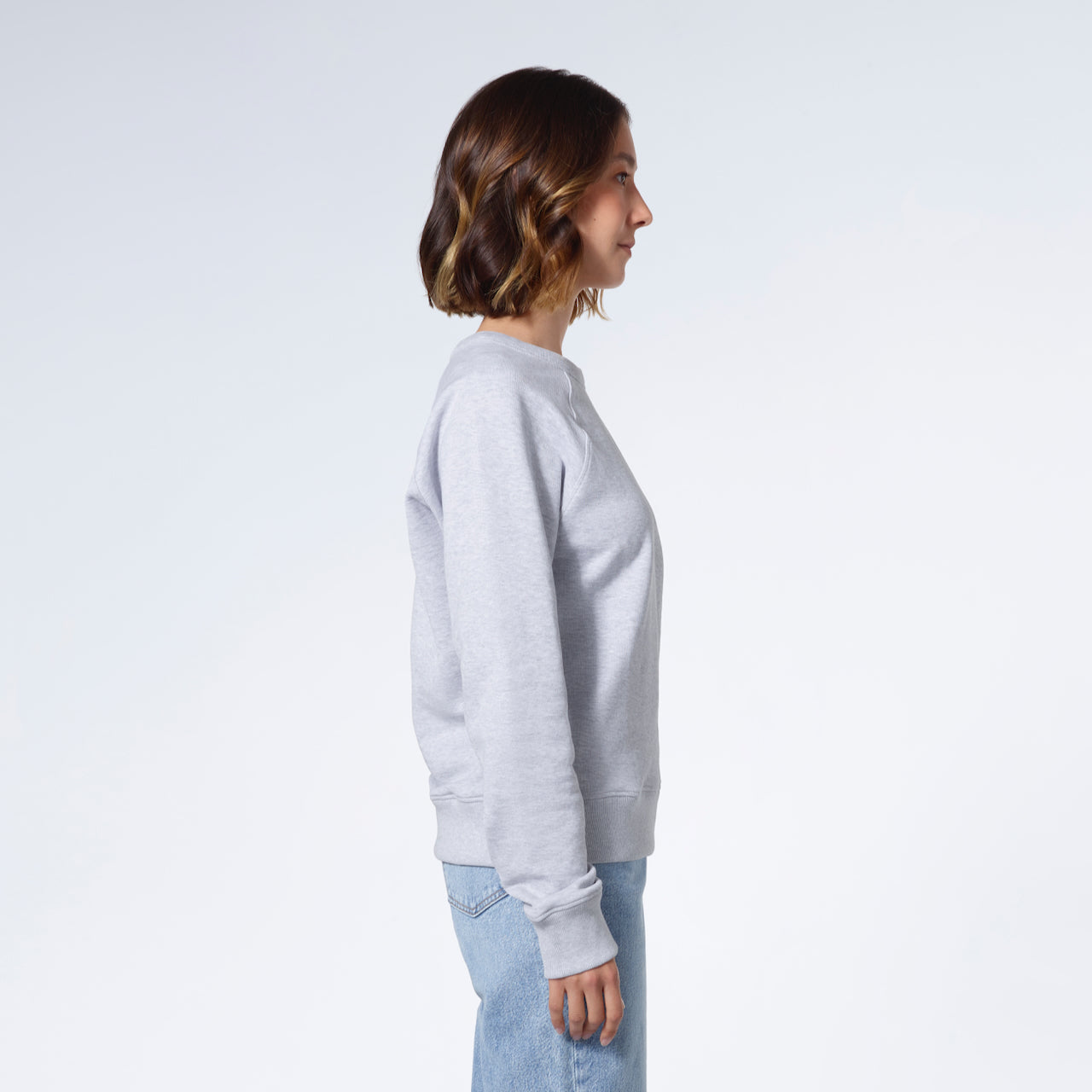 French Terry Women's Organic Sweatshirt PLAINANDSIMPLE
