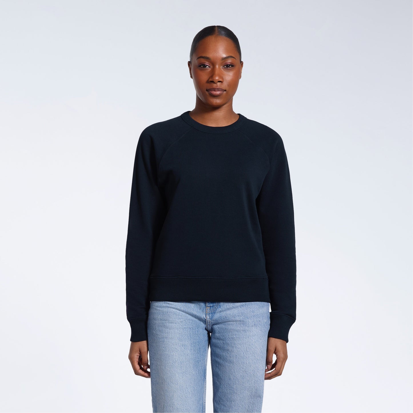 French Terry Women's Organic Sweatshirt PLAINANDSIMPLE