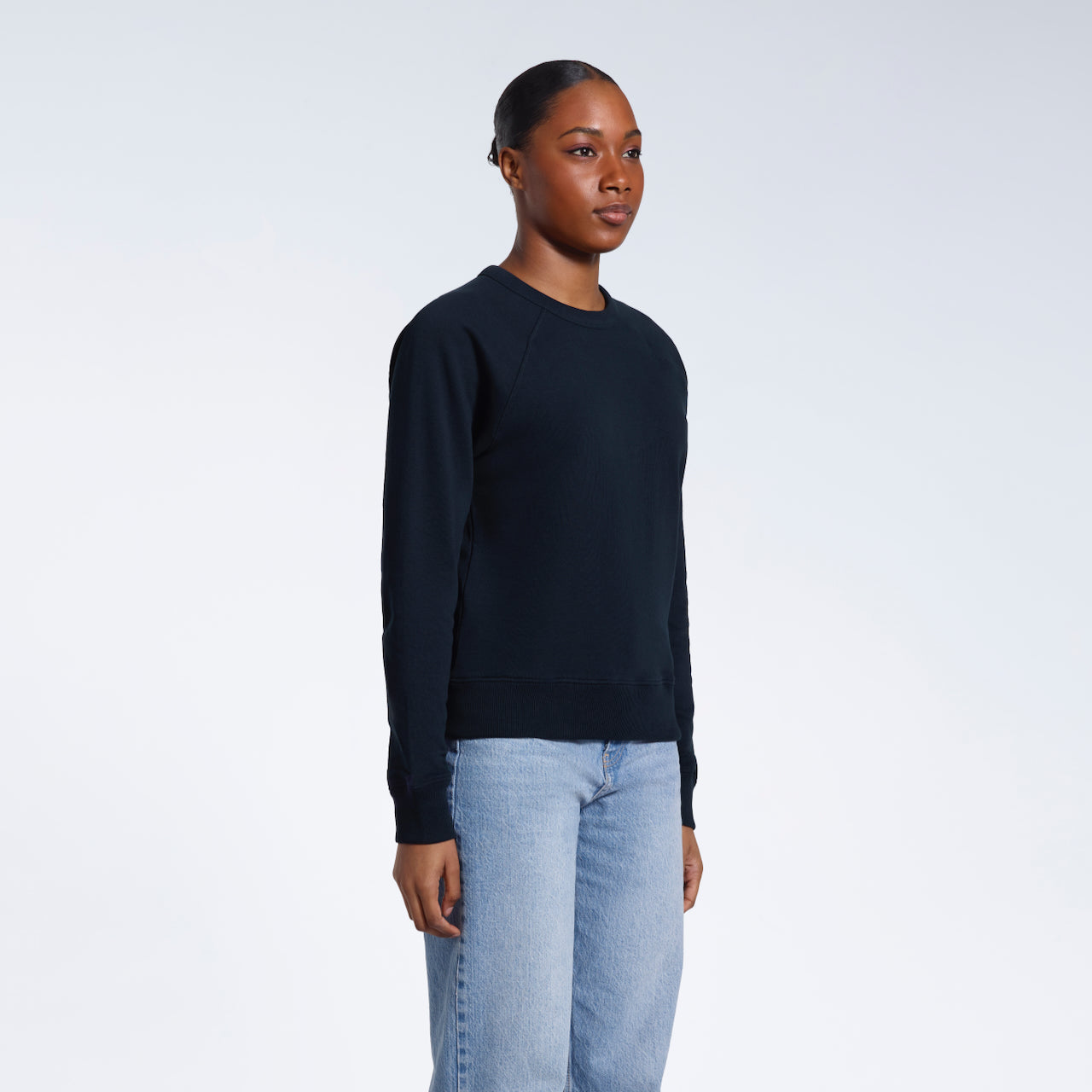 French Terry Women's Organic Sweatshirt PLAINANDSIMPLE