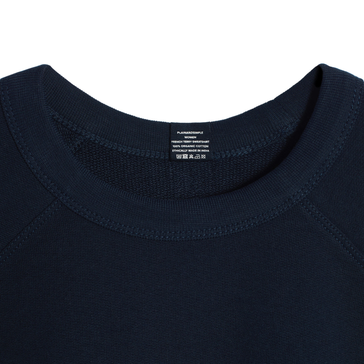 French Terry Women's Organic Sweatshirt PLAINANDSIMPLE