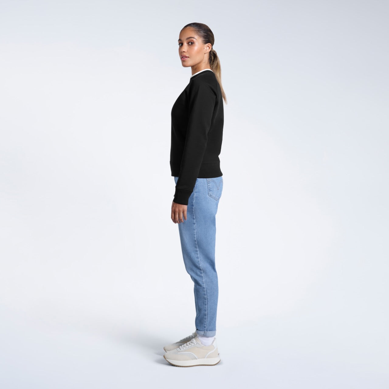 Heavyweight Organic Logo Sweatshirt PLAINANDSIMPLE