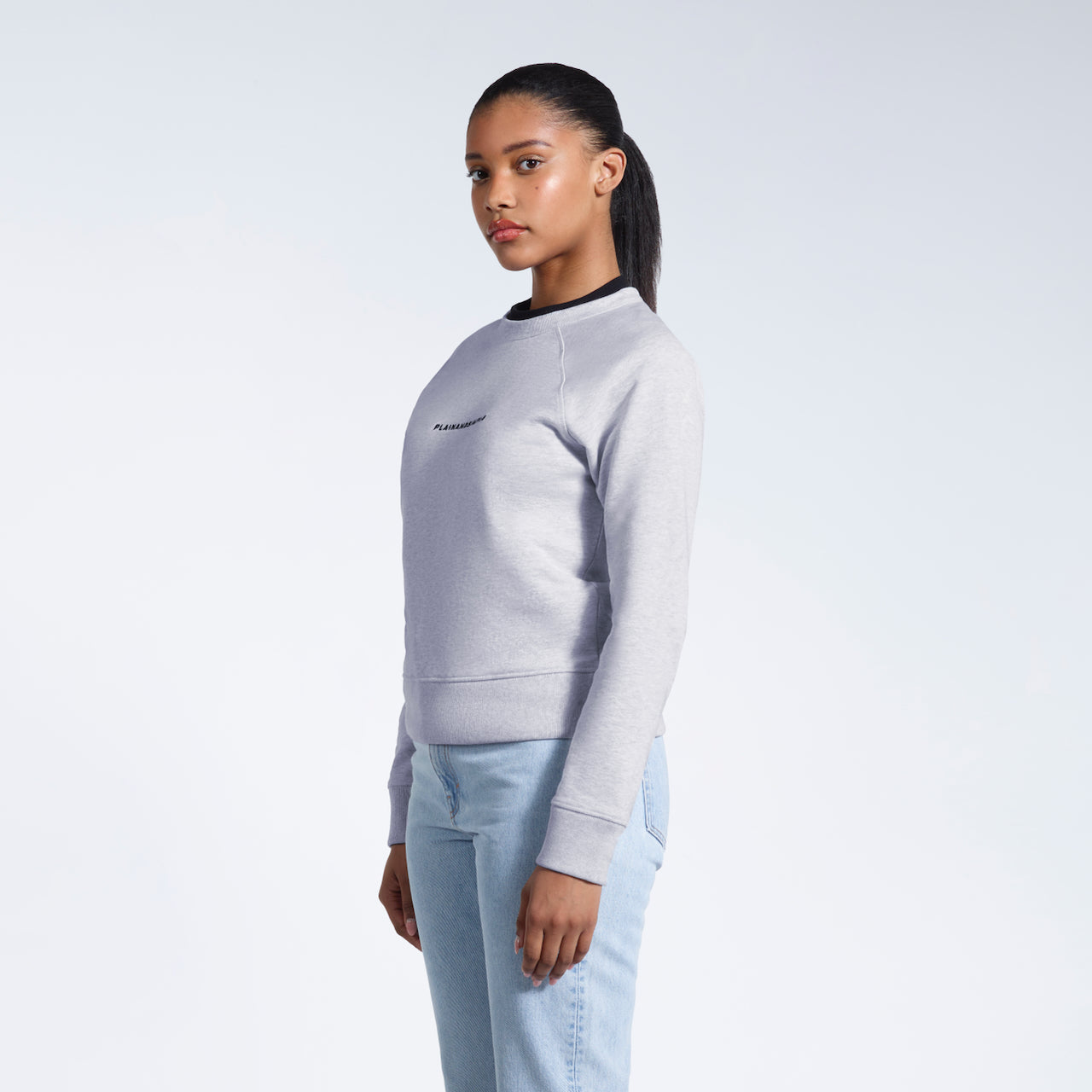 Heavyweight Organic Logo Sweatshirt PLAINANDSIMPLE