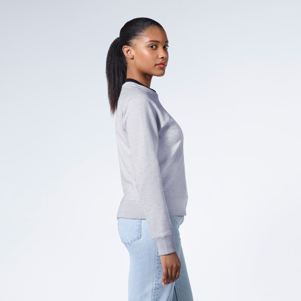 Heavyweight Organic Logo Sweatshirt PLAINANDSIMPLE