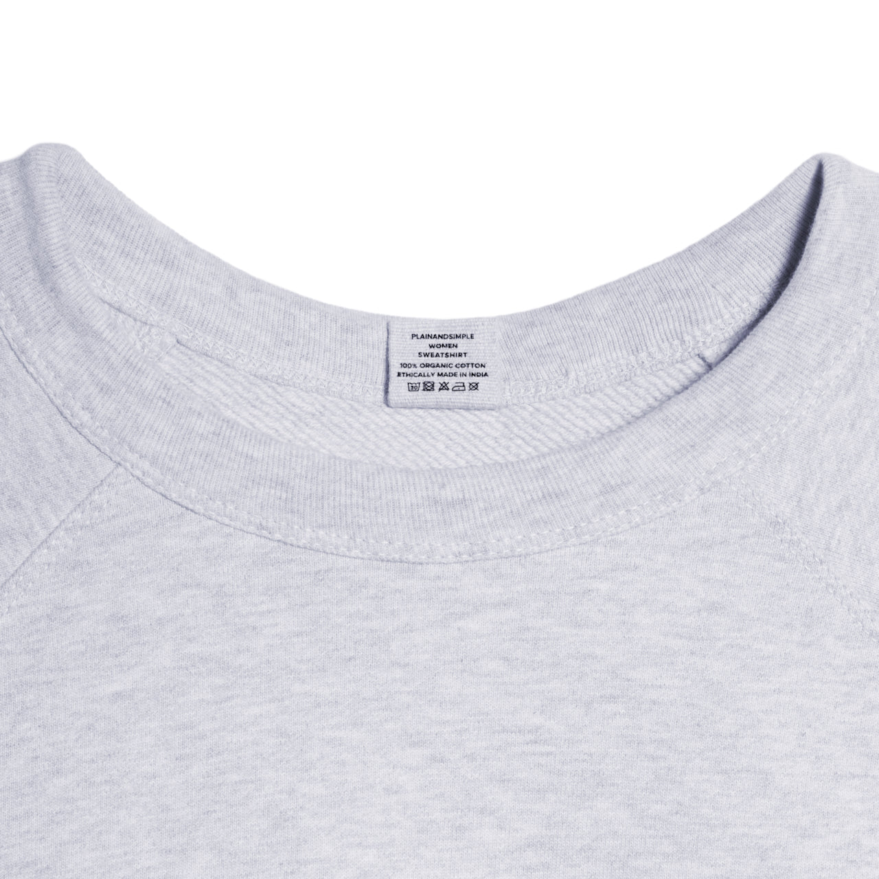 Heavyweight Organic Logo Sweatshirt PLAINANDSIMPLE