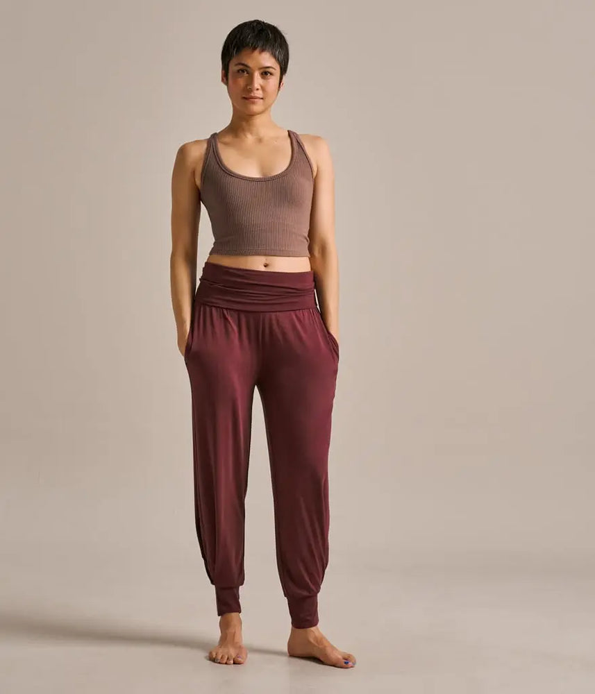 Women's Horizon Cuffed Bamboo Yoga Pants BAM Clothing