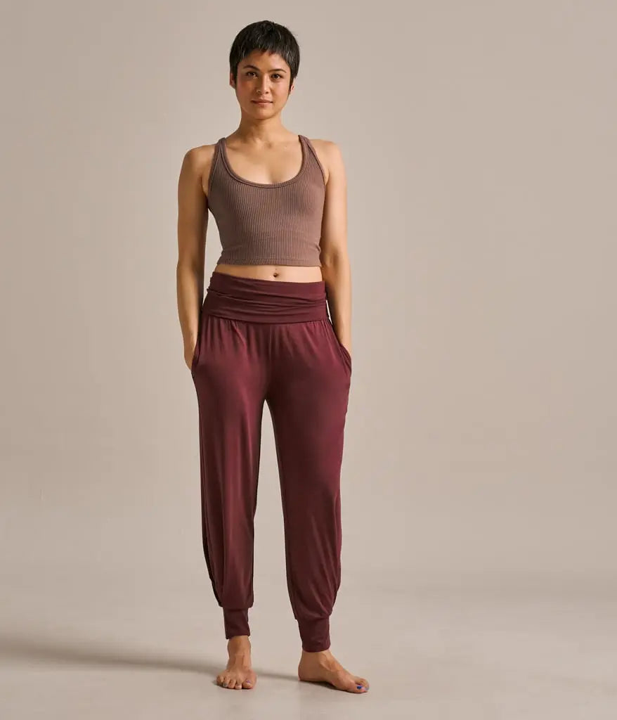 Women's Horizon Cuffed Bamboo Yoga Pants BAM Clothing