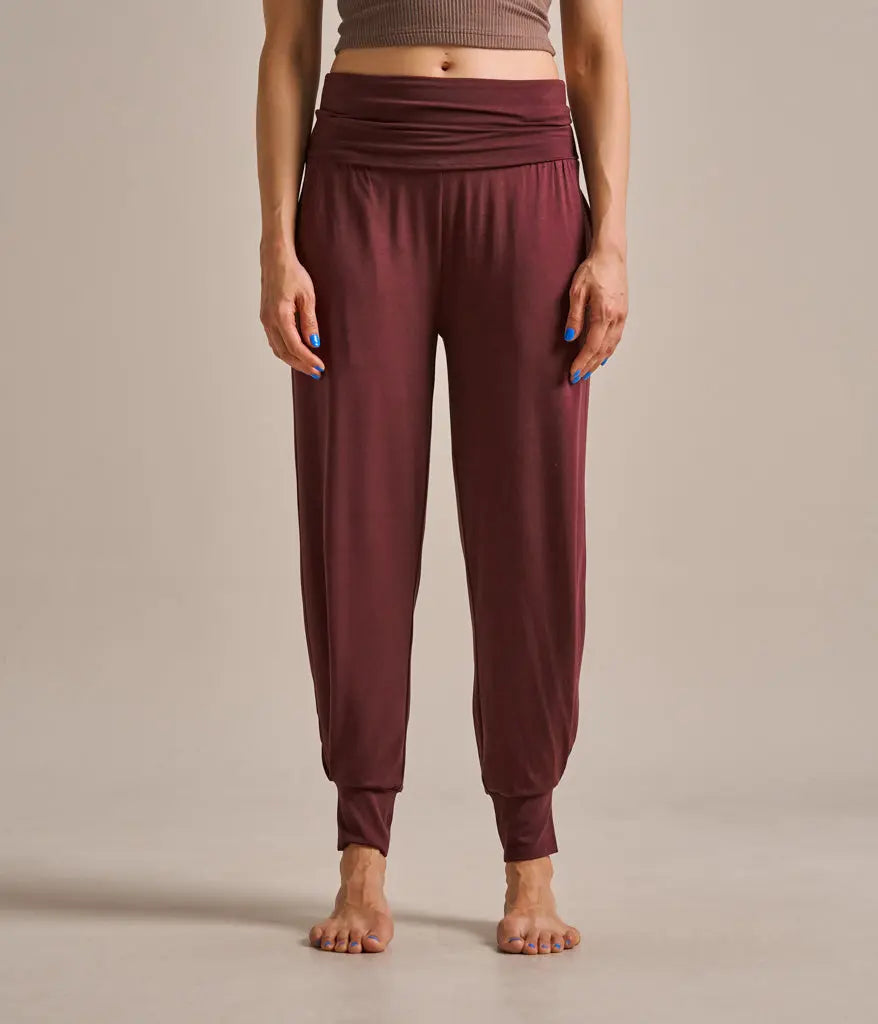 Women's Horizon Cuffed Bamboo Yoga Pants BAM Clothing