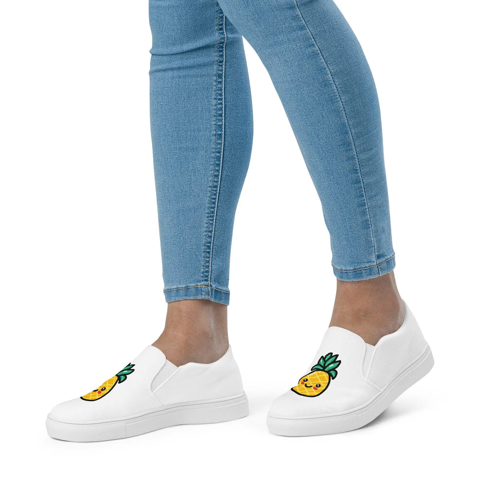 Women’s Slip-on Canvas Shoes : Pineapple Kate & The Fox