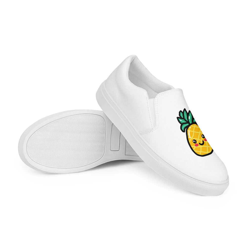 Women’s Slip-on Canvas Shoes : Pineapple Kate & The Fox