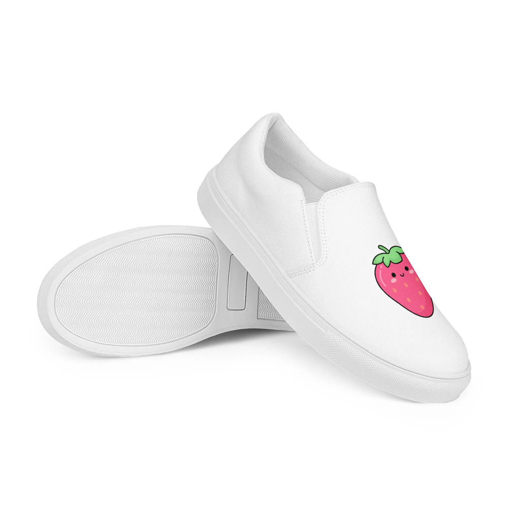 Women’s Slip-on Canvas Shoes : Strawberry Kate & The Fox