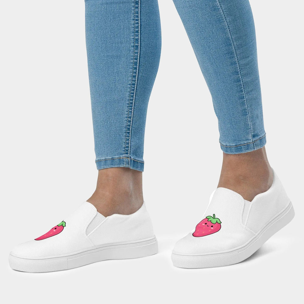 Women’s Slip-on Canvas Shoes : Strawberry Kate & The Fox