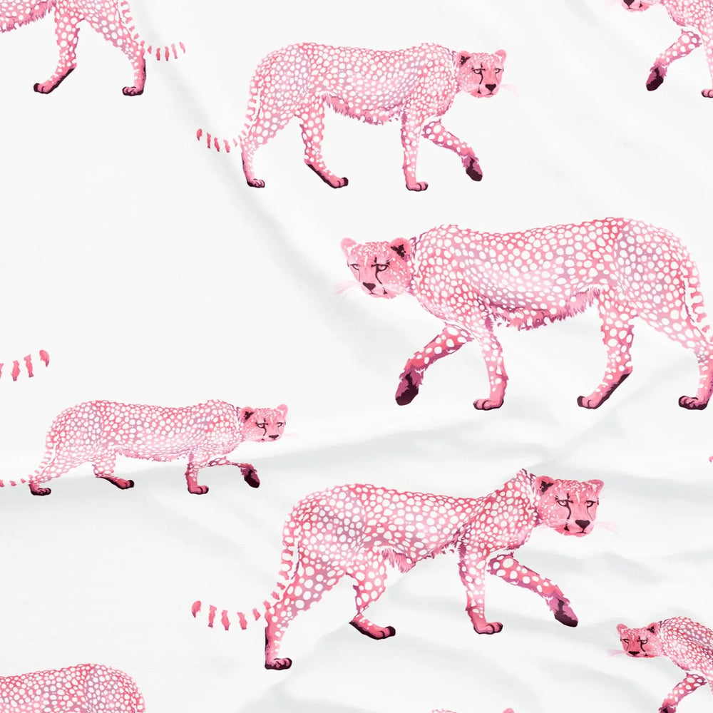 Womens Chemise Nighty - Pink Cheetahs Woodstock Laundry