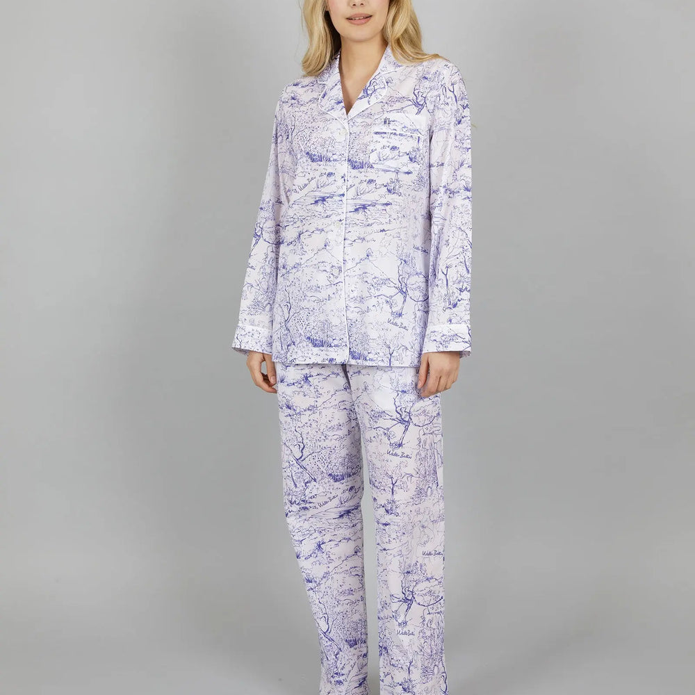 Womens Long Pyjamas - Battiss Willow Woodstock Laundry