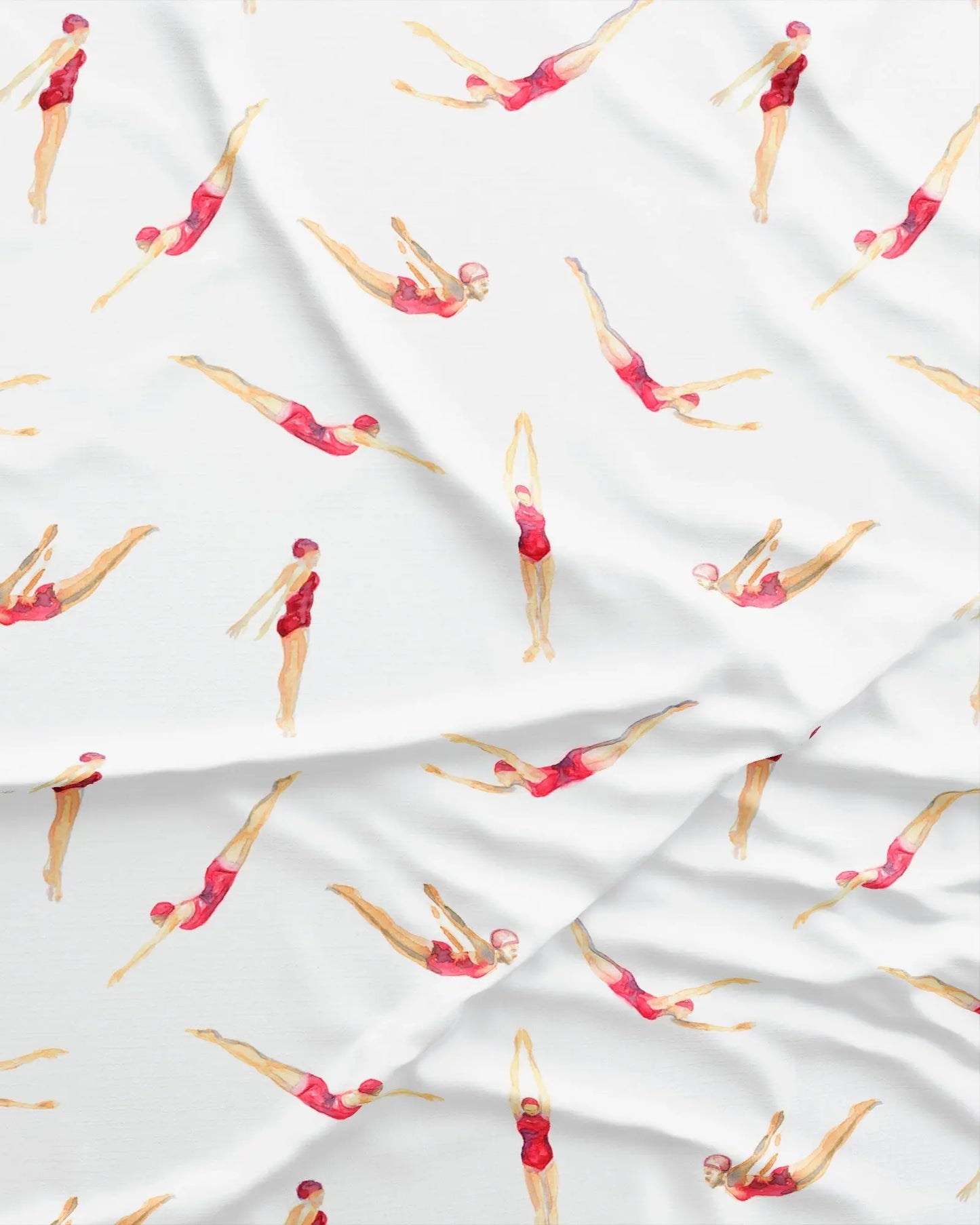 Womens Long Pyjamas - Divers Woodstock Laundry