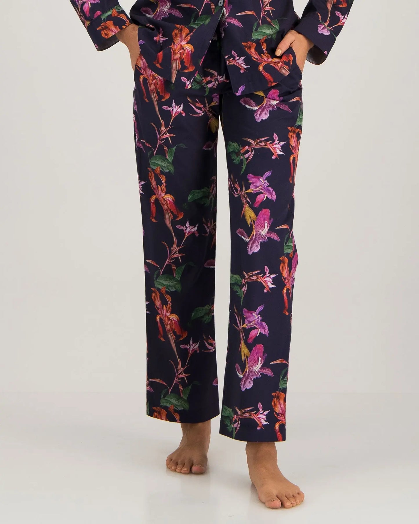 Womens Lounge Pants - Iris Navy Woodstock Laundry