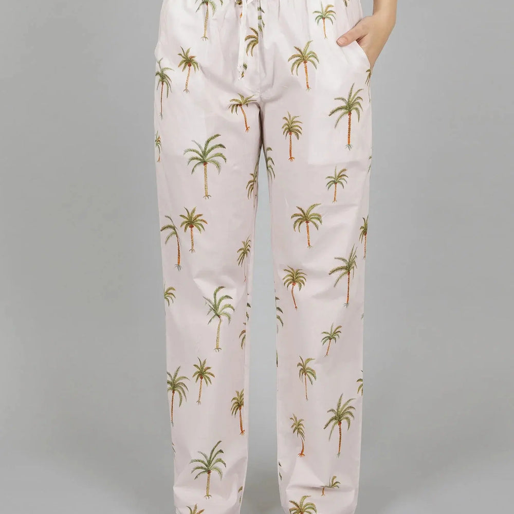 Womens Lounge Pants - Palm Beach Woodstock Laundry