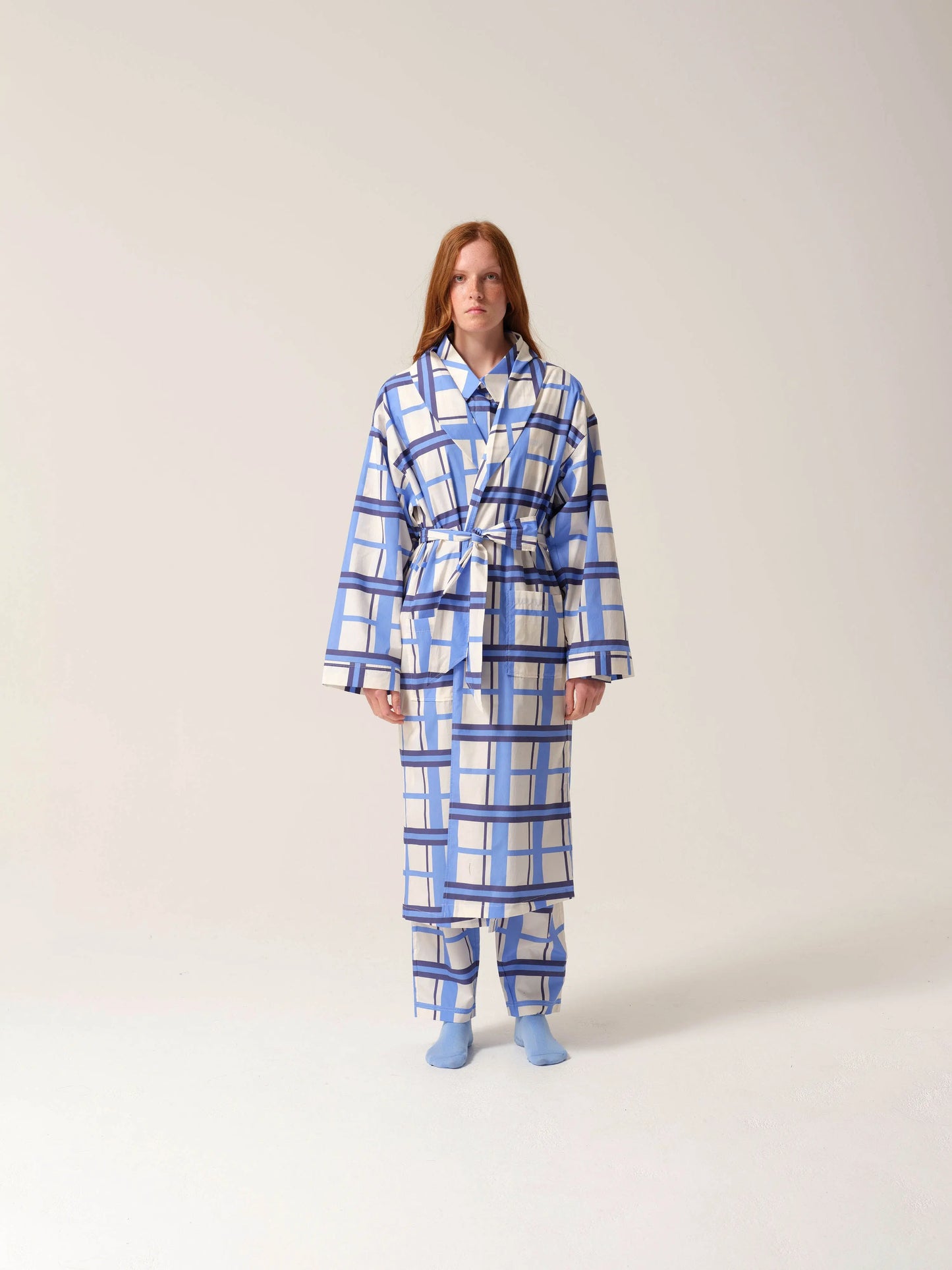 Womens Out Of The Blue Hush Dressing Gown Tonic London