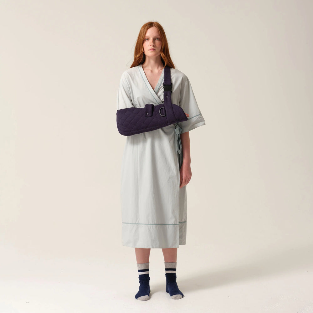 Womens Quilted Arm Sling® Navy Tonic London
