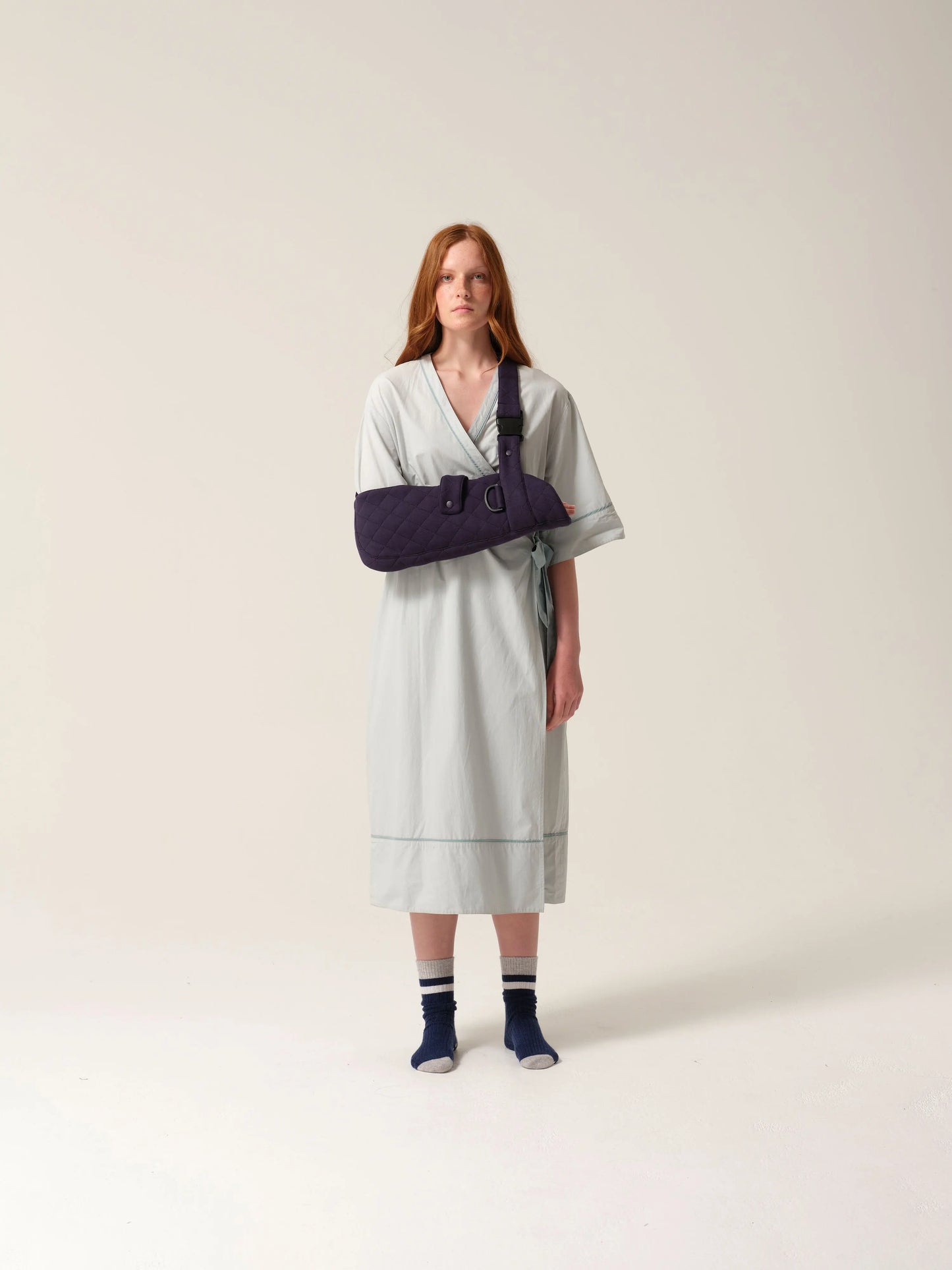 Womens Quilted Arm Sling® Navy Tonic London