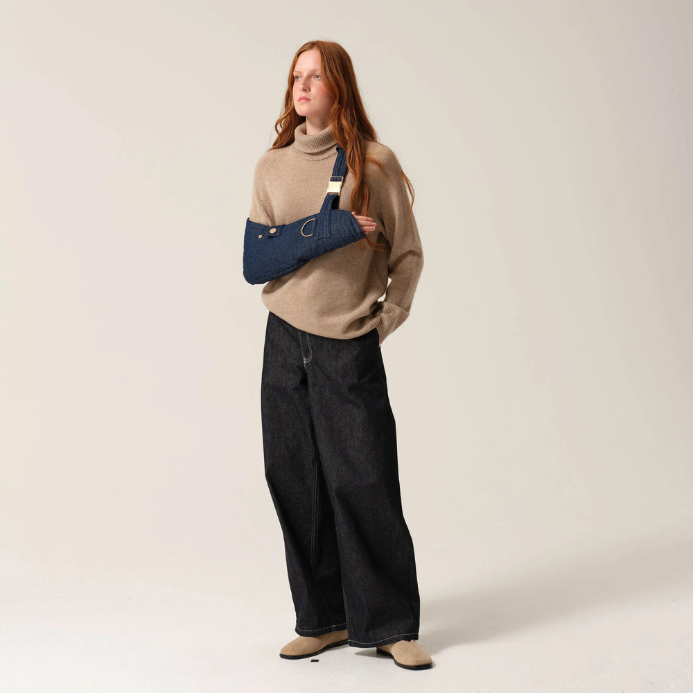 Womens Sculpture Sling® Denim/Gold Tonic London