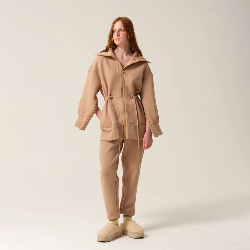 Womens Testing 1-2-3 Tracksuit Caramel Tonic London