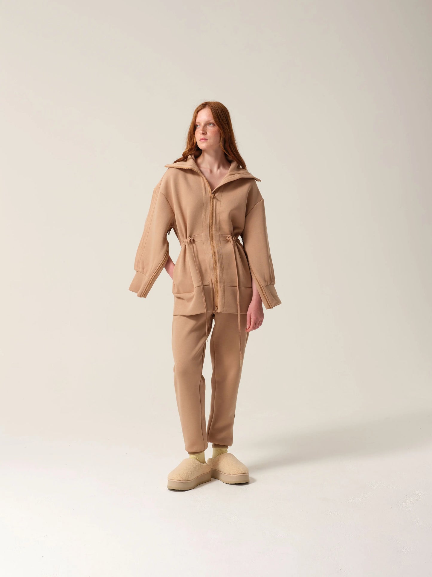 Womens Testing 1-2-3 Tracksuit Caramel Tonic London