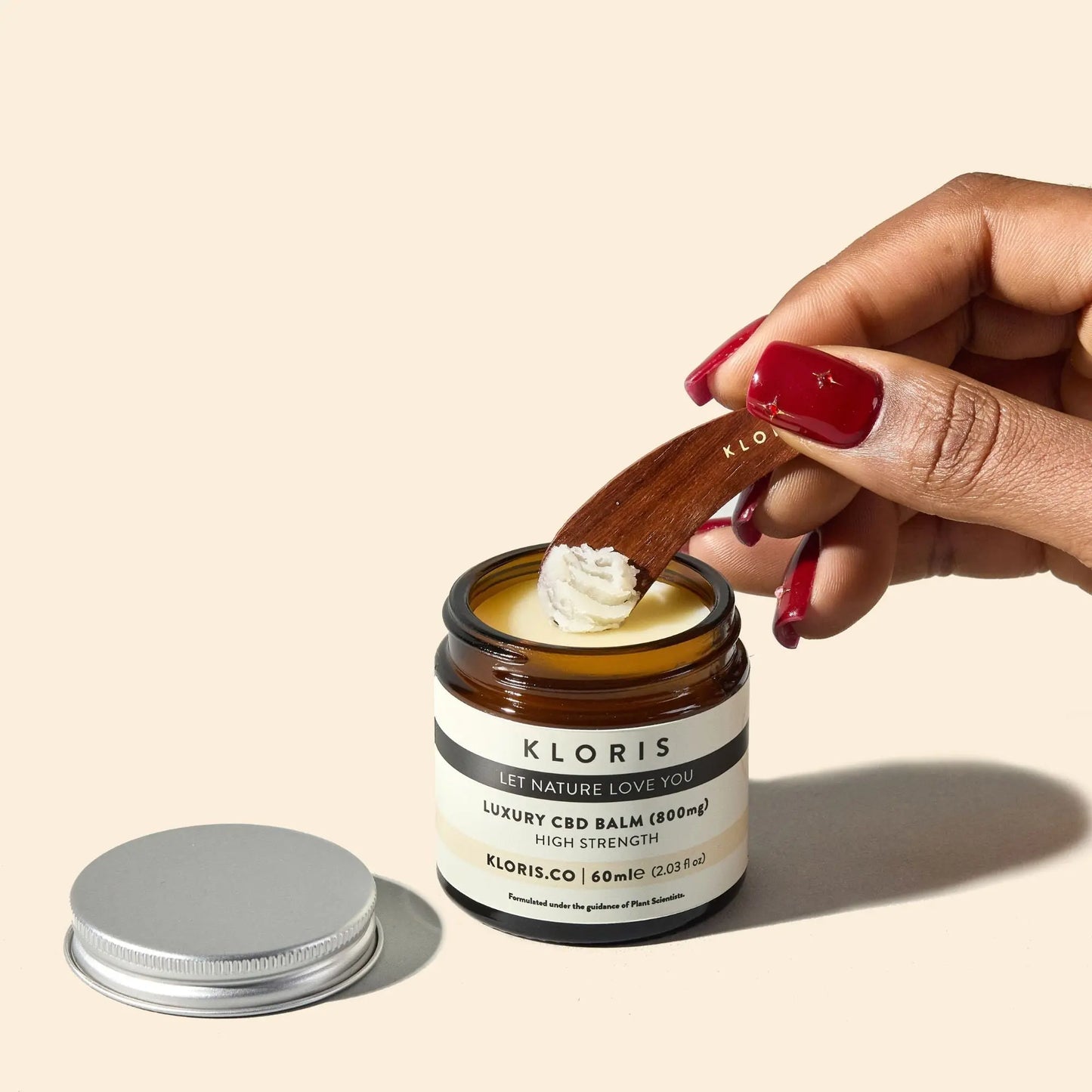 Wooden Balm Scoop Kloris