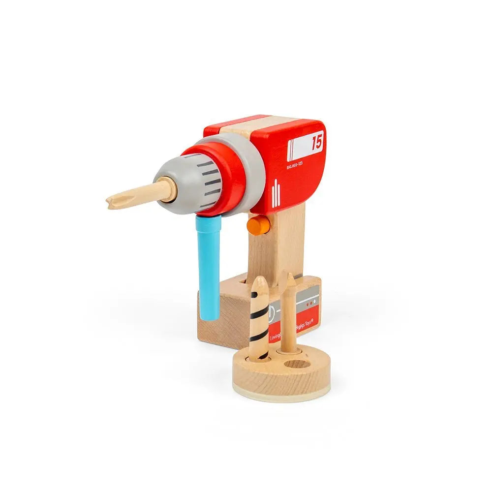 Wooden Drill Toby Tiger