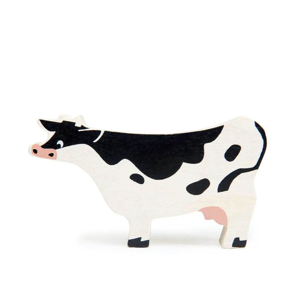 Wooden Farmyard Animal - Cow Toby Tiger