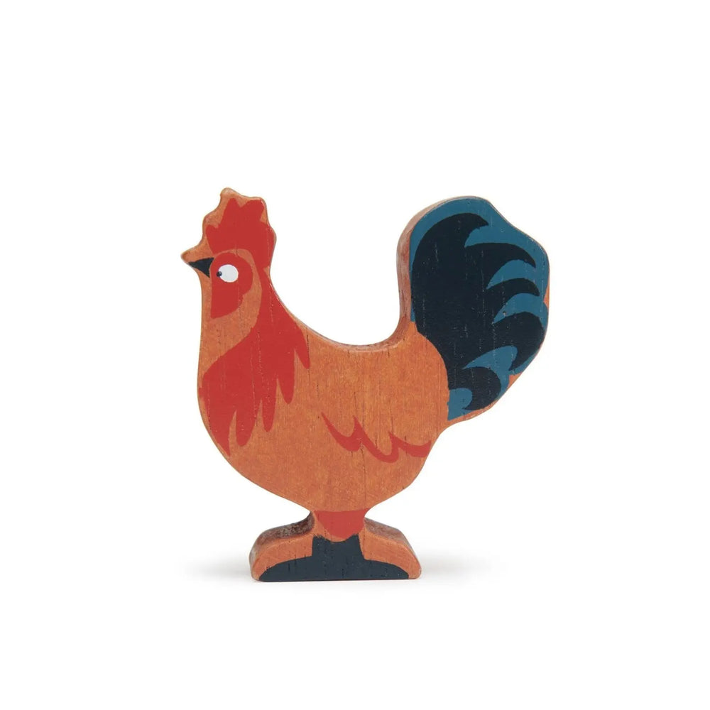 Wooden Farmyard Animal - Rooster Toby Tiger