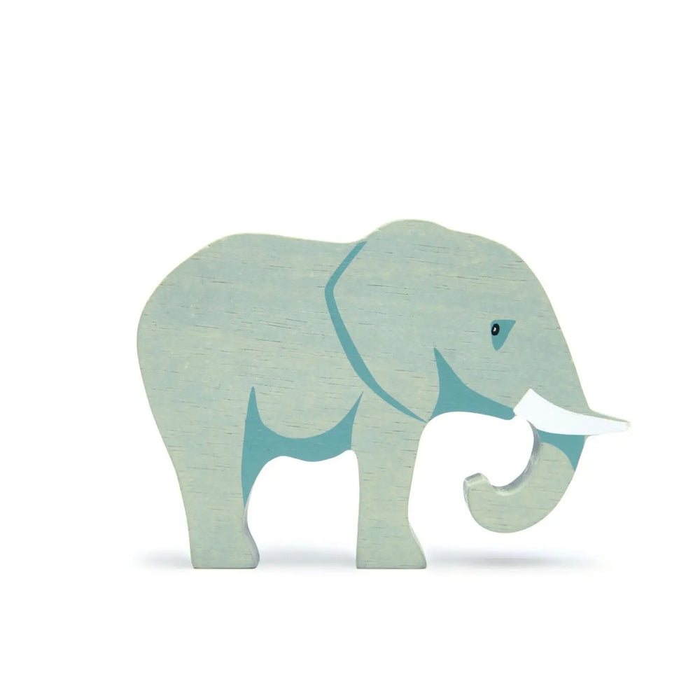 Wooden Safari Animal - Elephant Toby Tiger