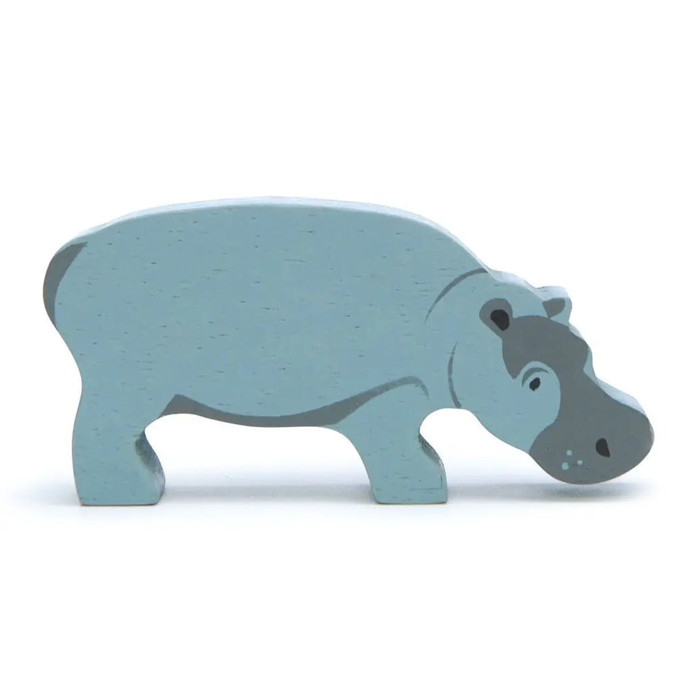 Wooden Safari Animal - Hippopotamus Toby Tiger
