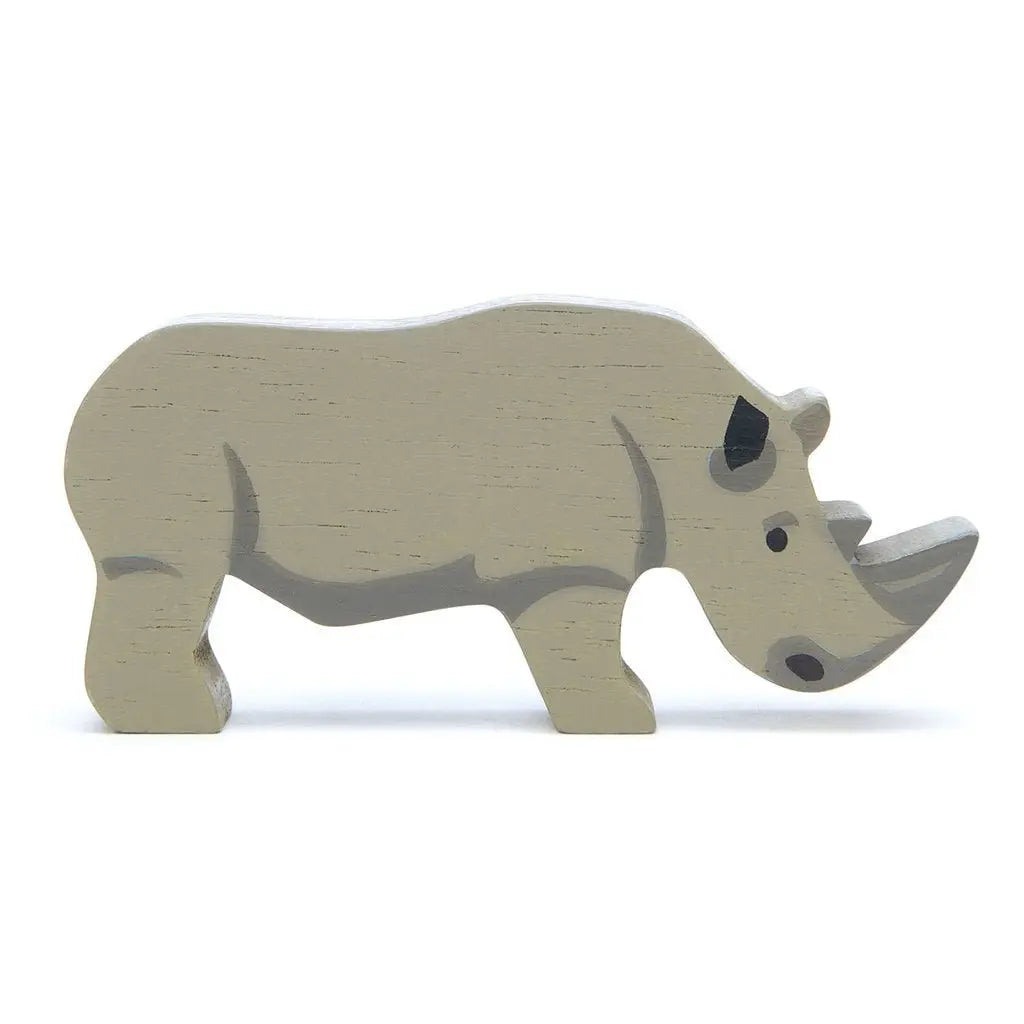Wooden Safari Animal - Rhinoceros Toby Tiger