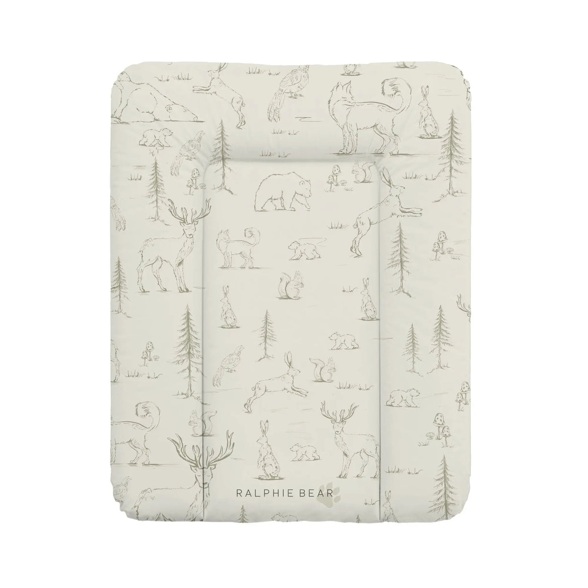 Woodland Comfort Changing Mat Ralphie Bear