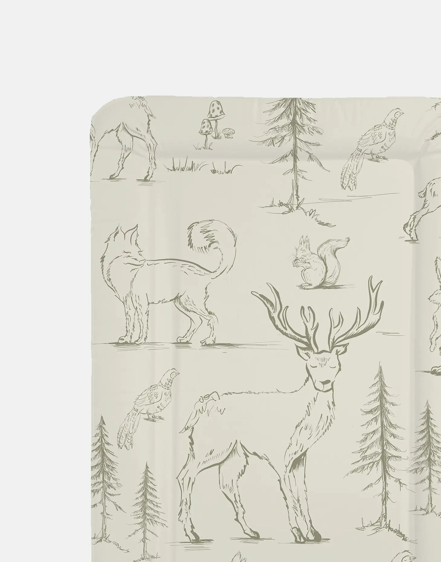 Woodland Table Changing Mat Ralphie Bear