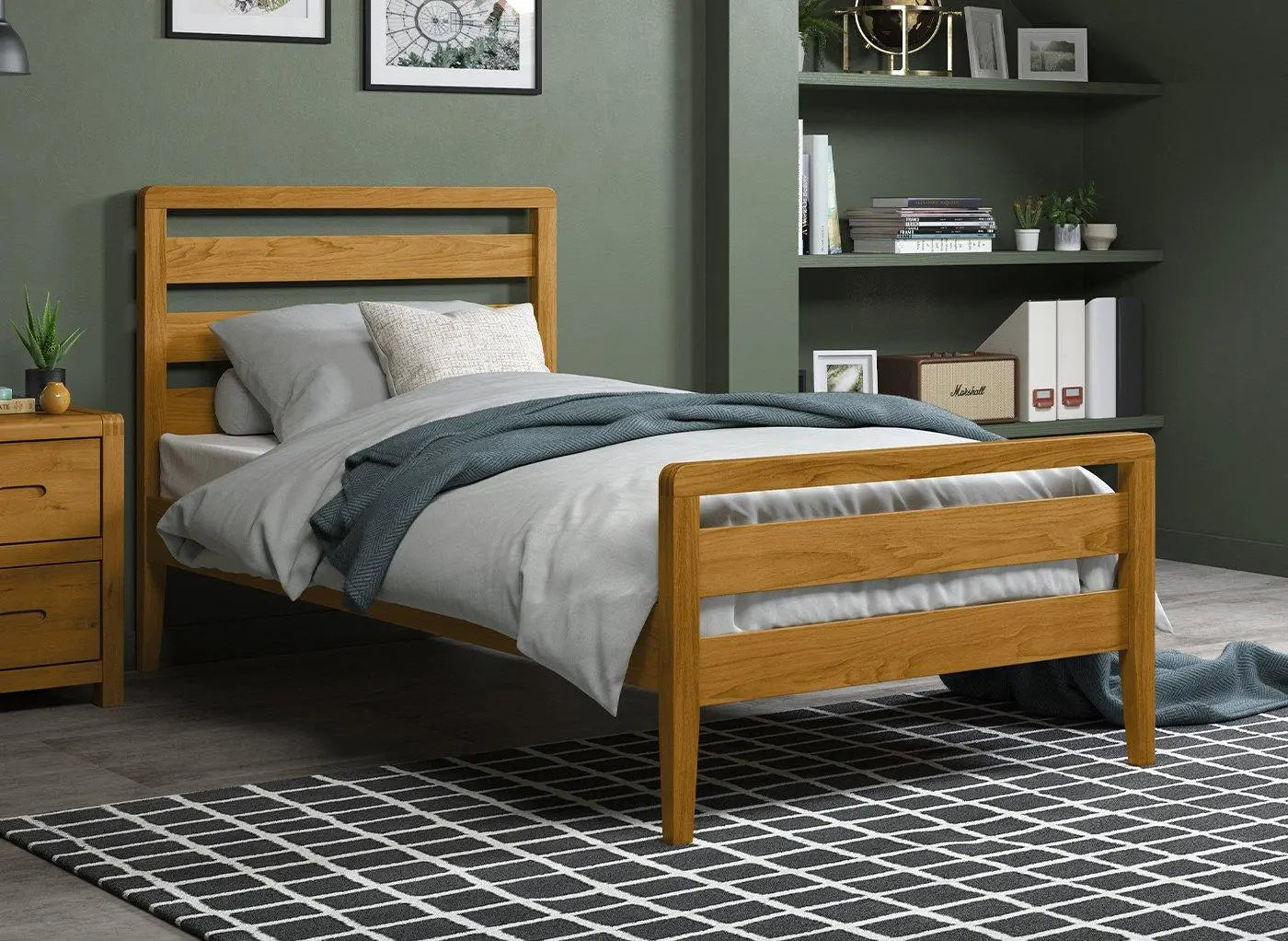 Woodstock Wooden Bed Frame - Brown Dreams
