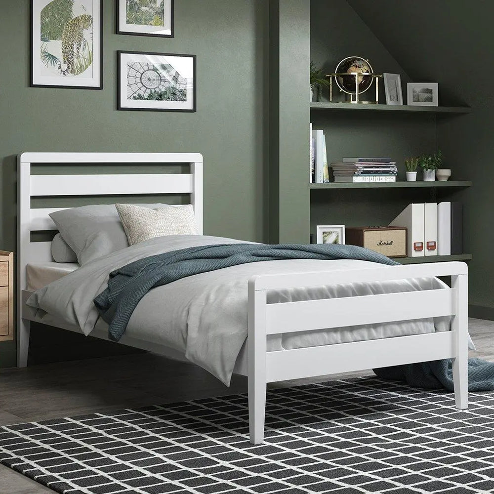 Woodstock Wooden Bed Frame - White Dreams