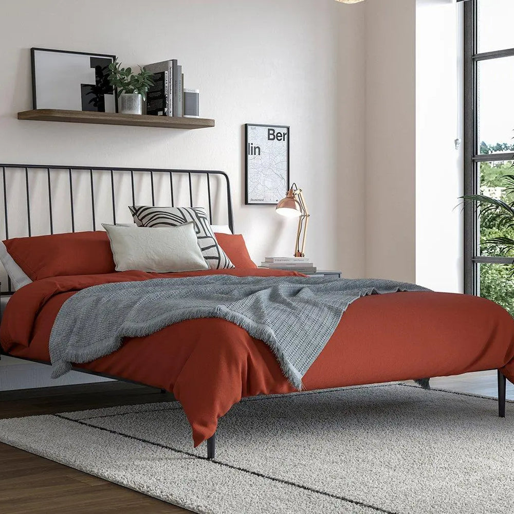 Worthington Metal Bed Frame - Black Dreams