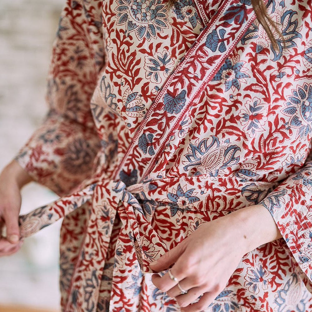 Mahi Block Printed Robe Naree Clothing