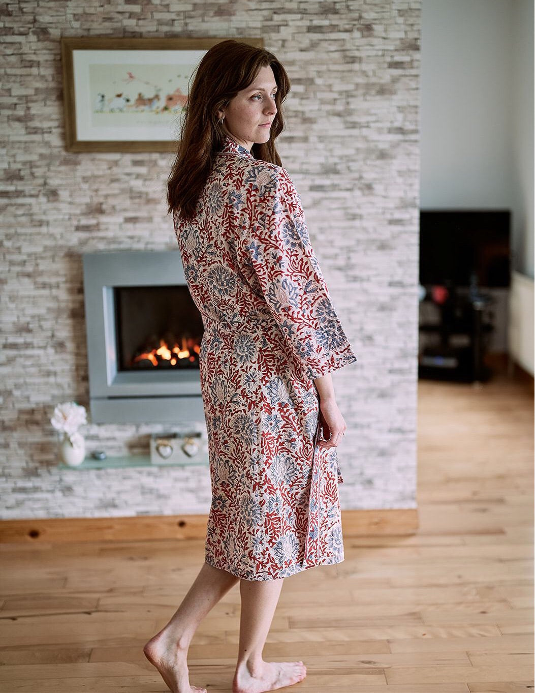 Mahi Block Printed Robe Naree Clothing