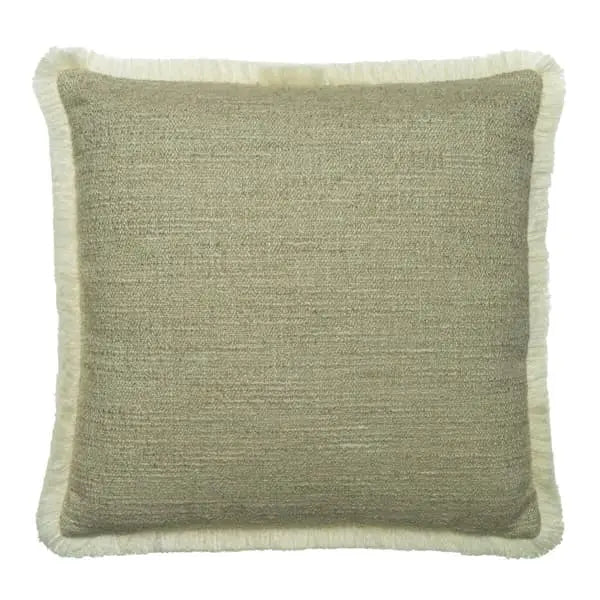 Wren Moss, Sustainable Feather, Cushion Sophie Paterson With Trim/Fringe & Cotton Blend & Linen Blend & Viscose Blend & W Andrew Martin