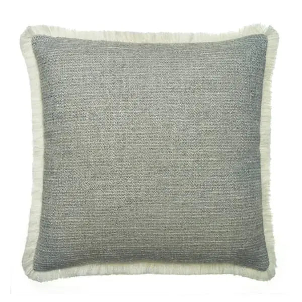 Wren Storm, Sustainable Feather, Cushion Sophie Paterson With Trim/Fringe & Cotton Blend & Linen Blend & Viscose Blend & Andrew Martin