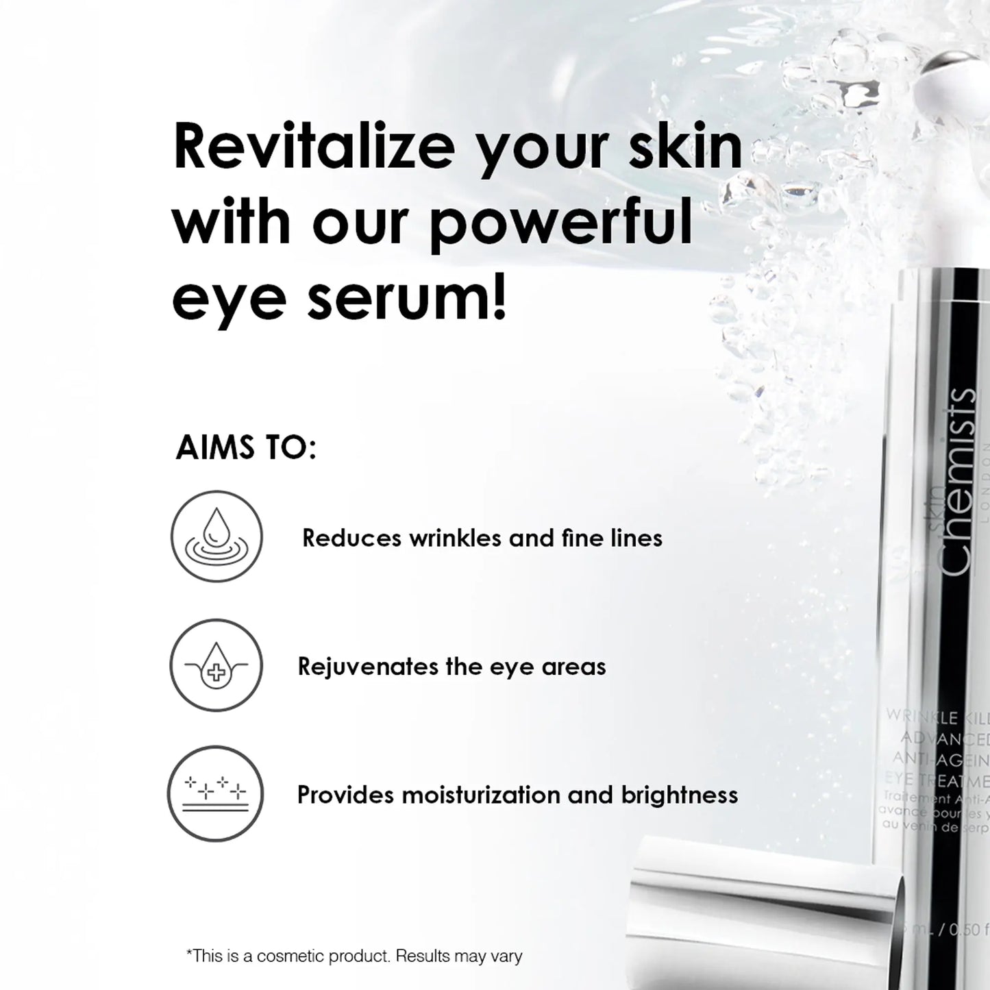 Wrinkle Killer Anti-Ageing Eye Treatment 15ml skinChemists
