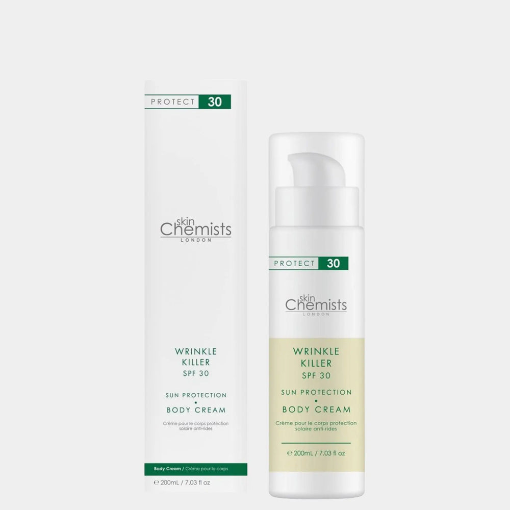 Wrinkle Killer Sun Protection Body Cream SPF 30 200ml skinChemists