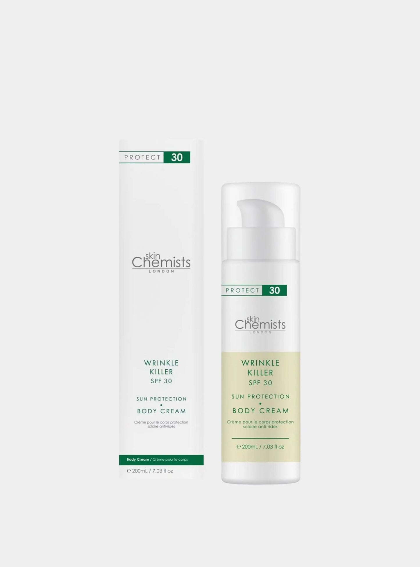 Wrinkle Killer Sun Protection Body Cream SPF 30 200ml skinChemists
