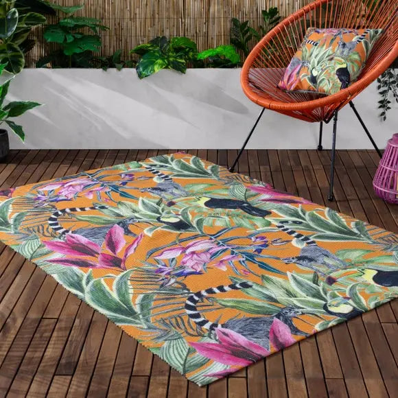 Wylder Kali Animals Indoor Outdoor Rug Dunelm