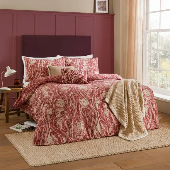 Wylder Nature Albus Reversible Duvet Cover and Pillowcase Set Dunelm